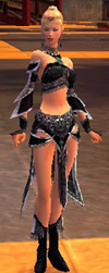Foxy Sheri wearing Elite Luxon Armor