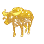 The Miniature Celestial Ox is a gold miniature from the Canthan New Year 2009.