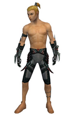 Assassin Elite Canthan armor m gray front arms legs.png