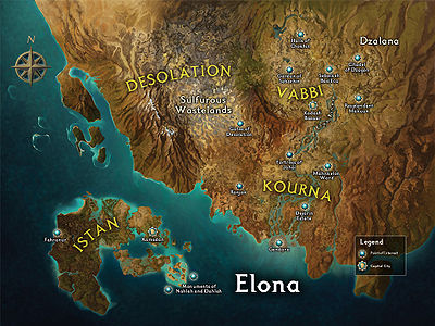 Guild Wars  on Elona Unexplored Map Jpg