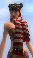 Stylish Red Striped Scarf front.jpg