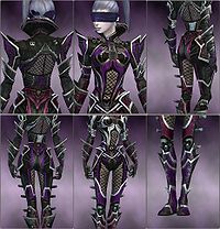 Screenshot Necromancer Elite Kurzick armor f dyed Purple.jpg
