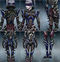 Screenshot Necromancer Elite Kurzick armor f dyed Blue.jpg