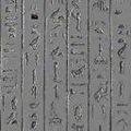 Hieroglyphs found throughout the Crystal Desert.