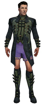 Mesmer Elite Kurzick armor m gray front chest feet.png