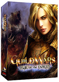 Jora on the cover of the Eye of the North box.