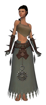 Dervish Sunspear armor f gray front arms legs.png