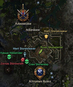 Arborstone (explorable area) bosses map.jpg