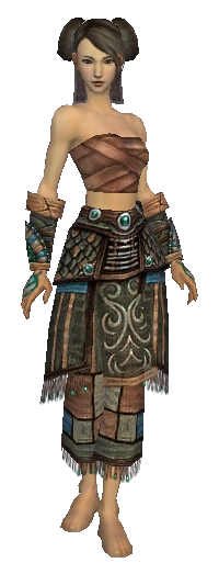 File:Monk Elite Luxon armor f gray front arms legs.png