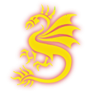 File:Guild Banished Dragons logo yellow officer.png