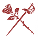 Rose and sword cape emblem.png