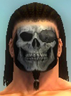 File:Skeleton Face Paint eyepatch and beard.jpg
