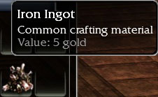 A single Iron Ingot as it appears in the game currently.