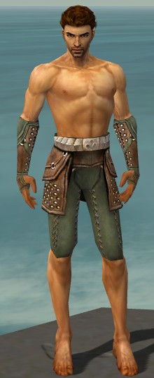 File:Ranger Studded Leather armor m gray front arms legs.jpg