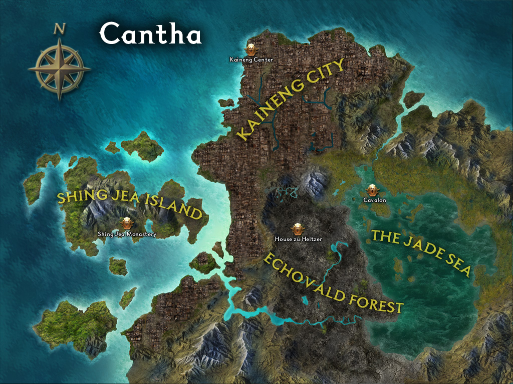 Cantha Unexplored Map 