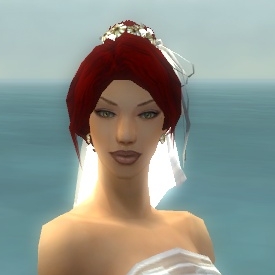 File:Wedding Couple Attire costume f red front head.jpg