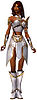 Hayda wearing Shining Blade armor