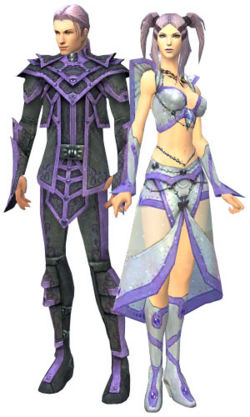 A male and female elementalist