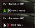 Difficulty selector icons