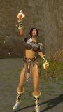 Female Warrior Divine Aura
