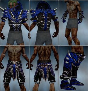 Gallery of male necromancer Elite Luxon armor - Guild Wars Wiki (GWW)