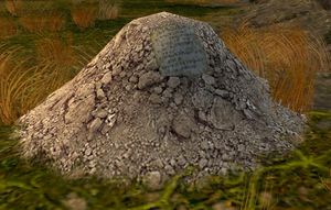dirt mound