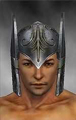 Warrior Elite Gladiator armor m gray front head.jpg