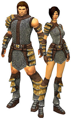A male and female warrior