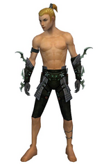 Assassin Elite Luxon armor m gray front arms legs.png