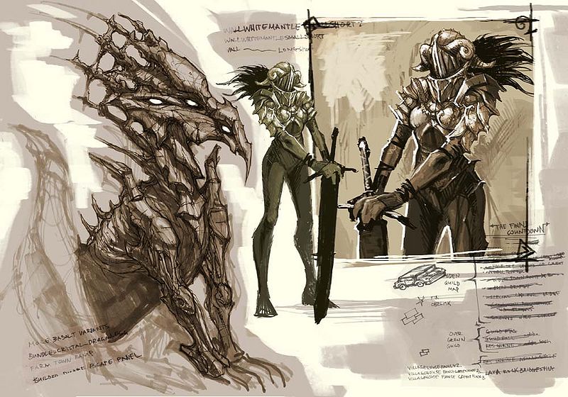 File:White Mantle and Creature concept art.jpg