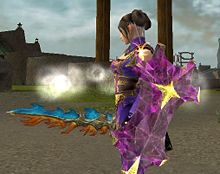 An Elemental Sword & Amethyst Shield That was given to me. Thanks Fall for The Amethyst Shield!