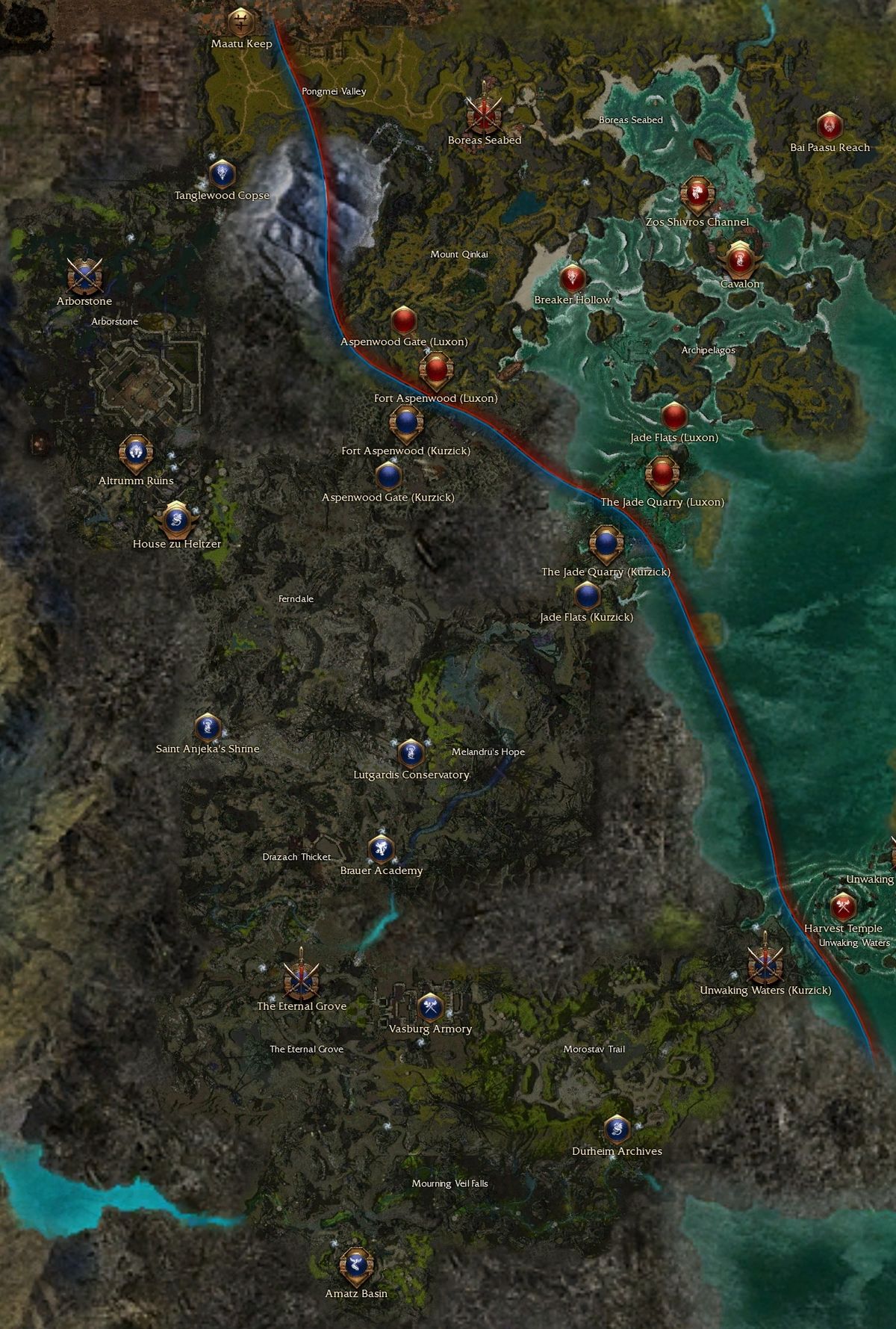 Echovald Forest/Maps - Guild Wars Wiki (GWW)