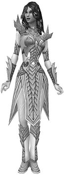 Hayda Deldrimor armor B&W.jpg
