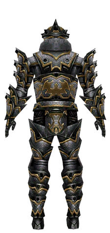 Gallery of male warrior Obsidian armor - Guild Wars Wiki (GWW)