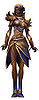 Xandra wearing Deldrimor armor