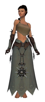 Dervish Elite Sunspear armor f gray front arms legs.png