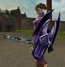 The Zodiac Sword again & a darkwing shield that was given to me.