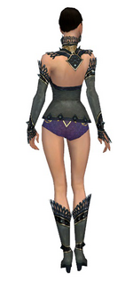 Mesmer Obsidian armor f gray back chest feet.png