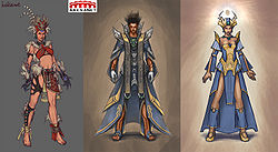 The concept art for the Summoner