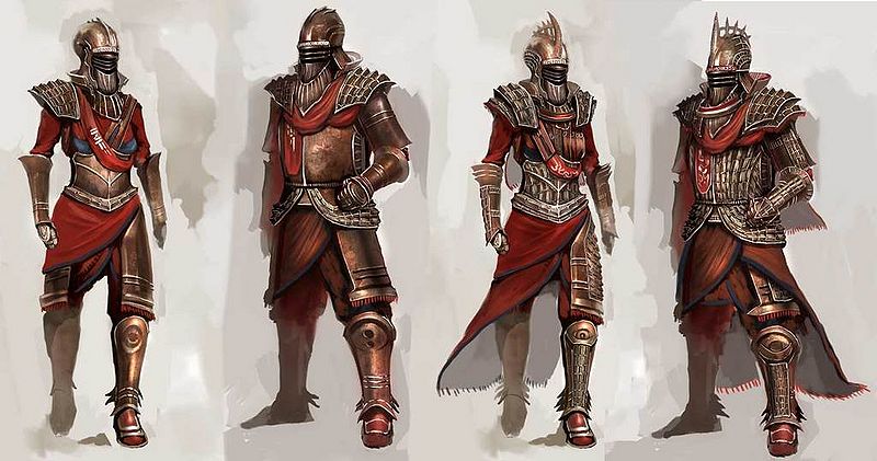 File:"Kourna Guard Male" concept art.jpg