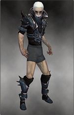 Necromancer Asuran armor m gray front chest feet.jpg